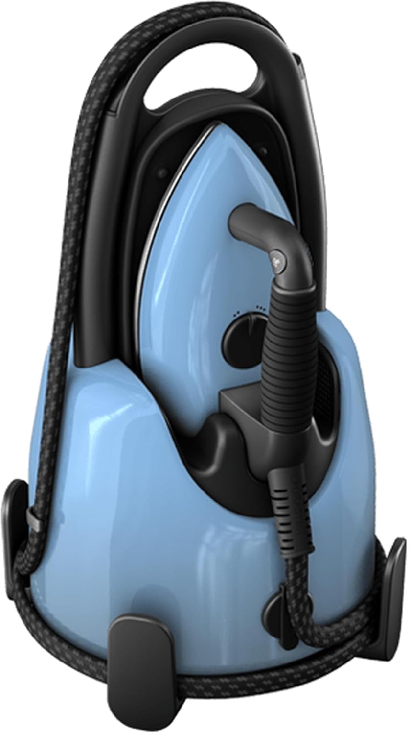 Laurastar Lift Plus Ultimate Black, Centrale Vapeur Nomade 3en1, Repasse, Défroisse et Purifie Vos Textiles, Vapeur Hygiénique, Design, Réservoir Amovible, Repassage Vertical, Enrouleur Automatique,