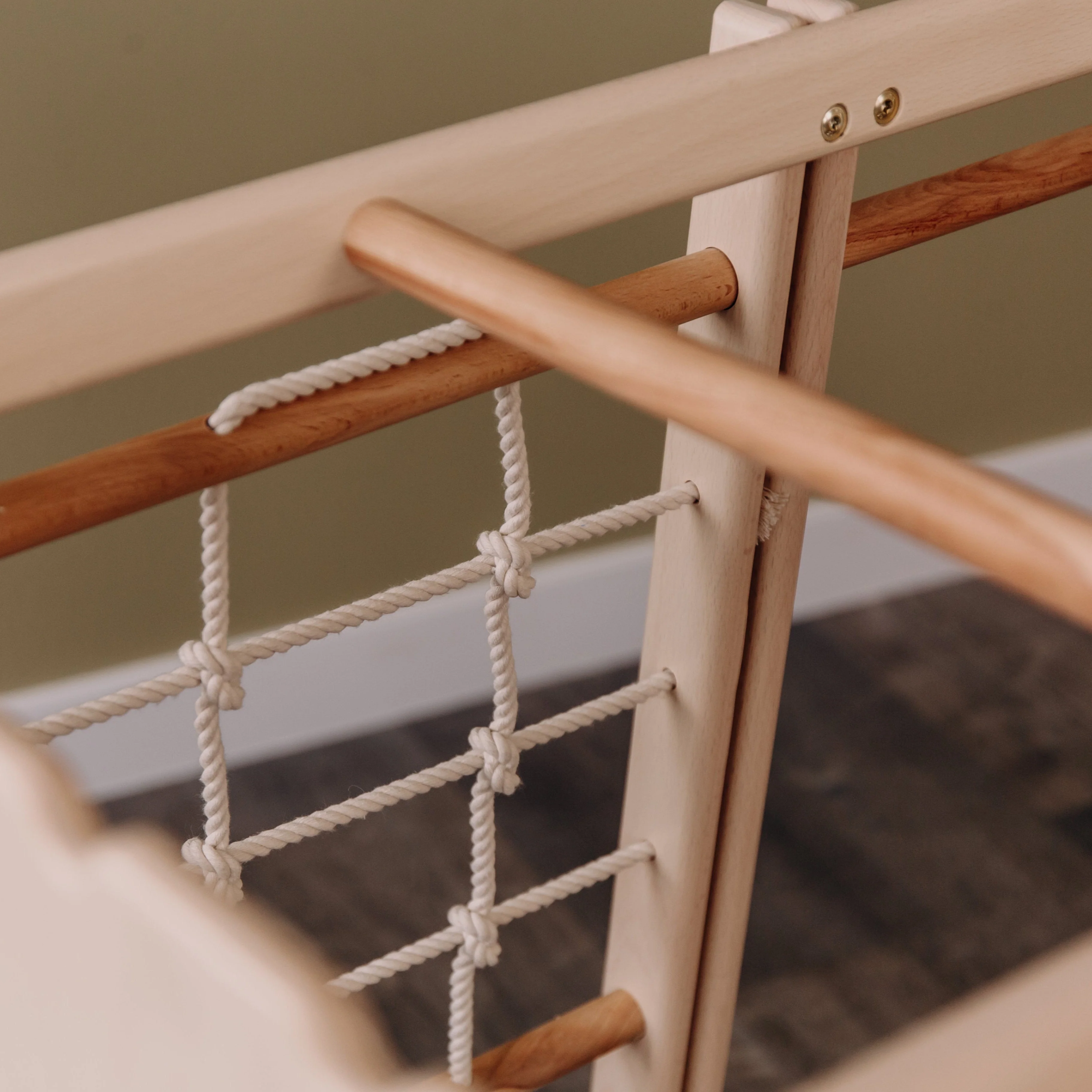 Aire de jeux Intérieur enfant | Jeu Montessori en bois pour Enfants | Escalade 1 an à 5 ans