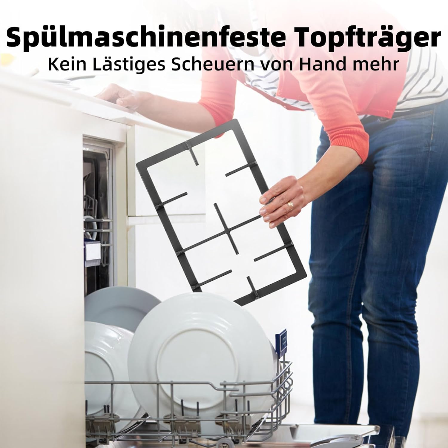 GASLAND GH2805BG1FC Table de cuisson à gaz 5 feux, Cuisinière à gaz avec brûleur wok, Table de cuisson à gaz encastrable, 76cm noir Cuisinière à gaz en verre, Cuisinière à gaz 10,4KW, GPL/NG