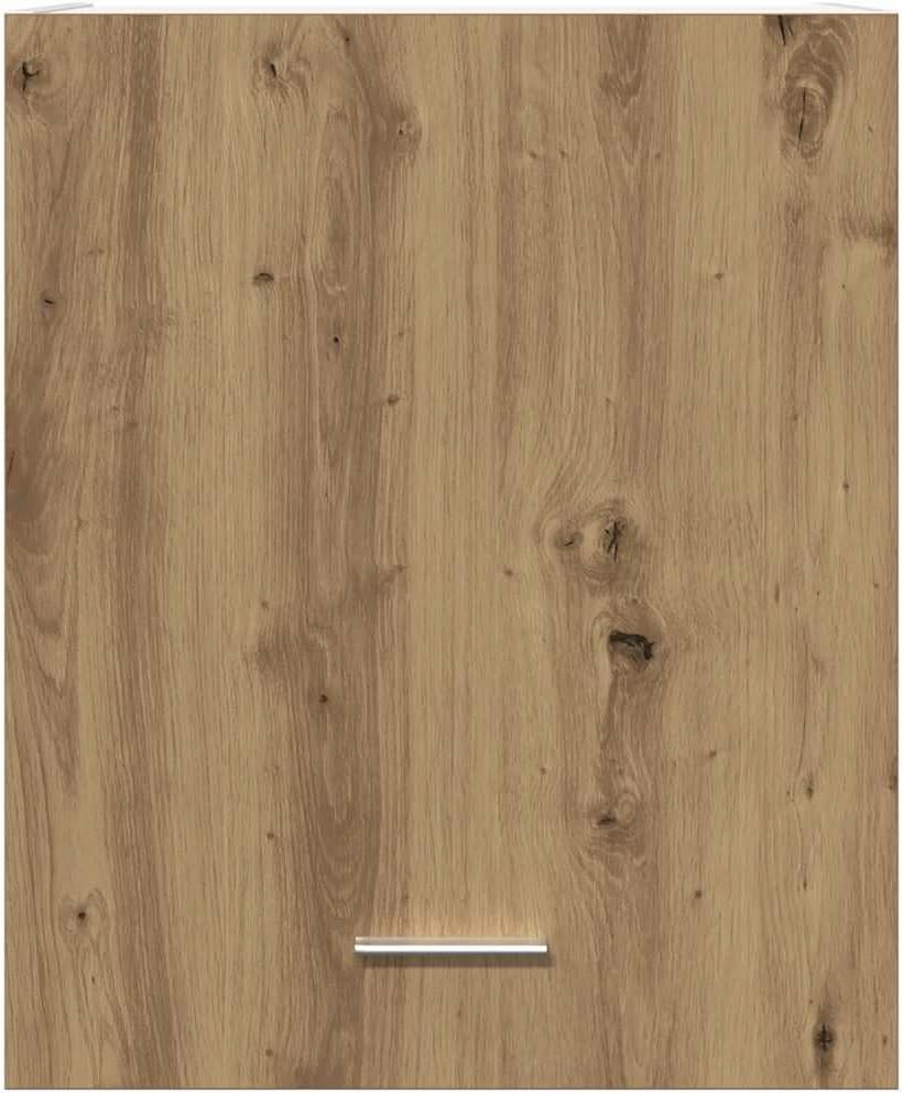 vidaXL Armoire à Micro-Ondes Placard Armoire de Rangement Meubles de Cuisine avec 4 Etagères Intérieur Maison Gris Béton 60x57x207 cm Aggloméré