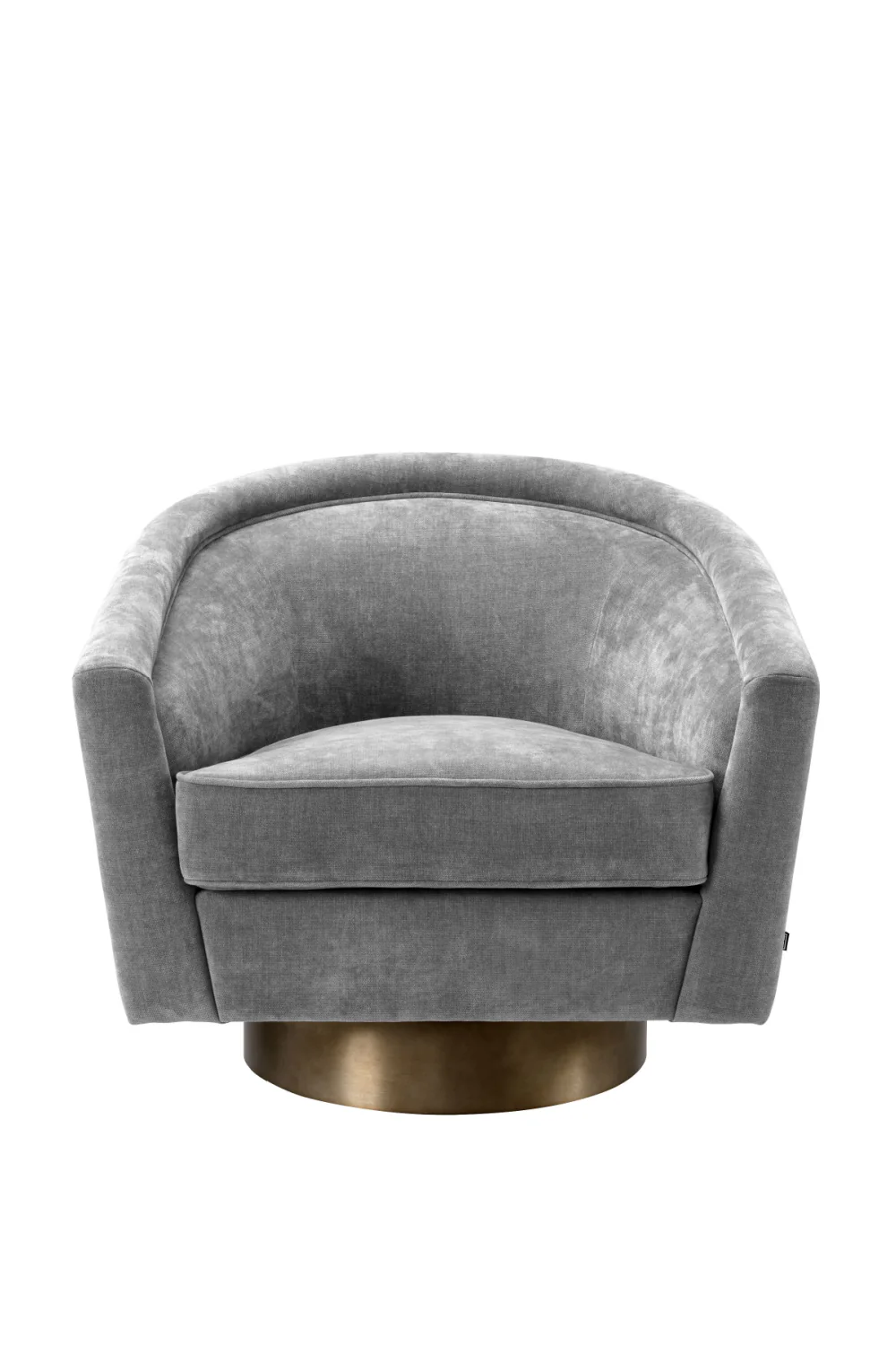 Fauteuil pivotant velours gris | Eichholtz Catene