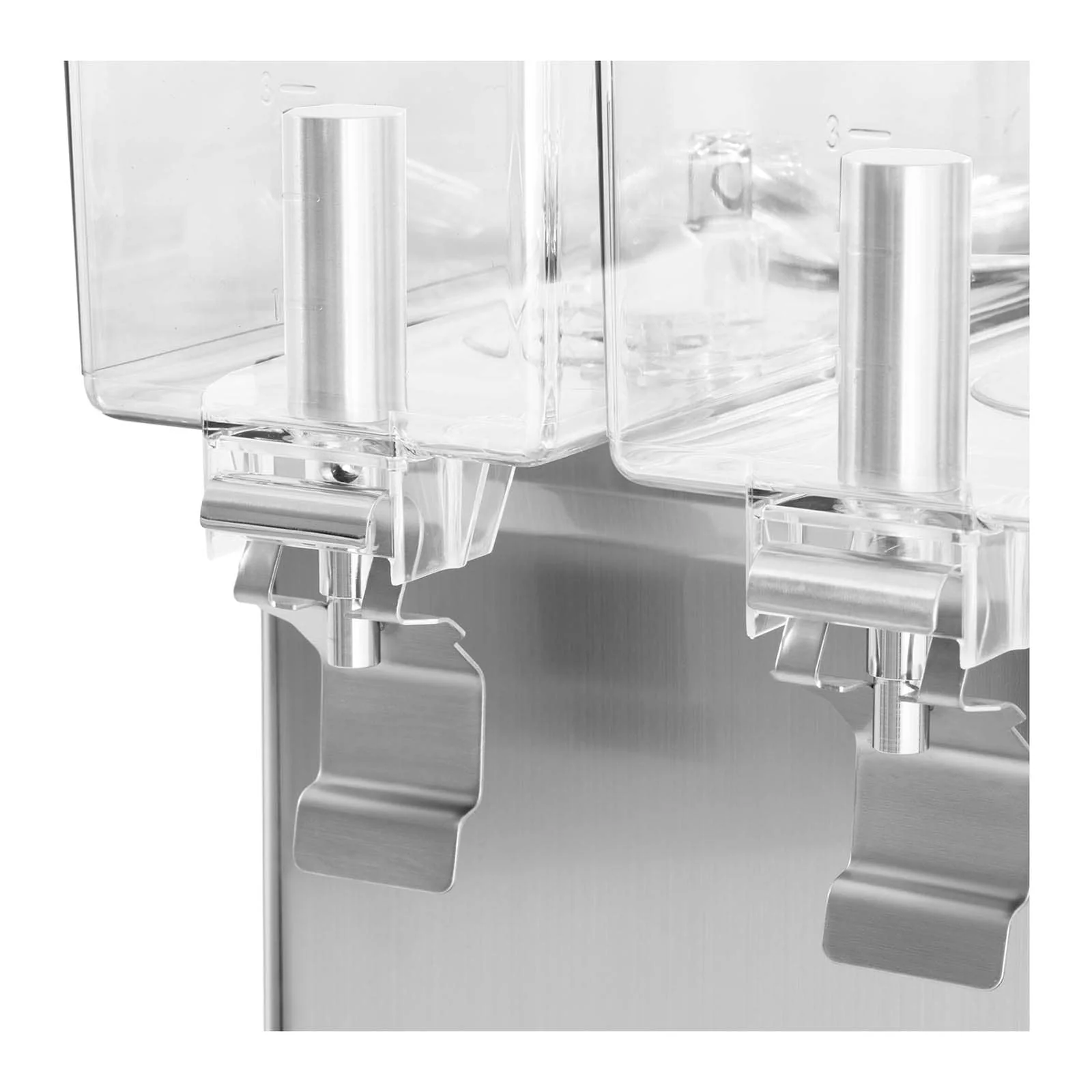 Distributeur de boissons réfrigéré 3 x 10 litres fontaine à jus avec robinet (contenance : 3 x 10 l, puissance : 320 w, fonctions : réfrigération, agitation) 14_0005301