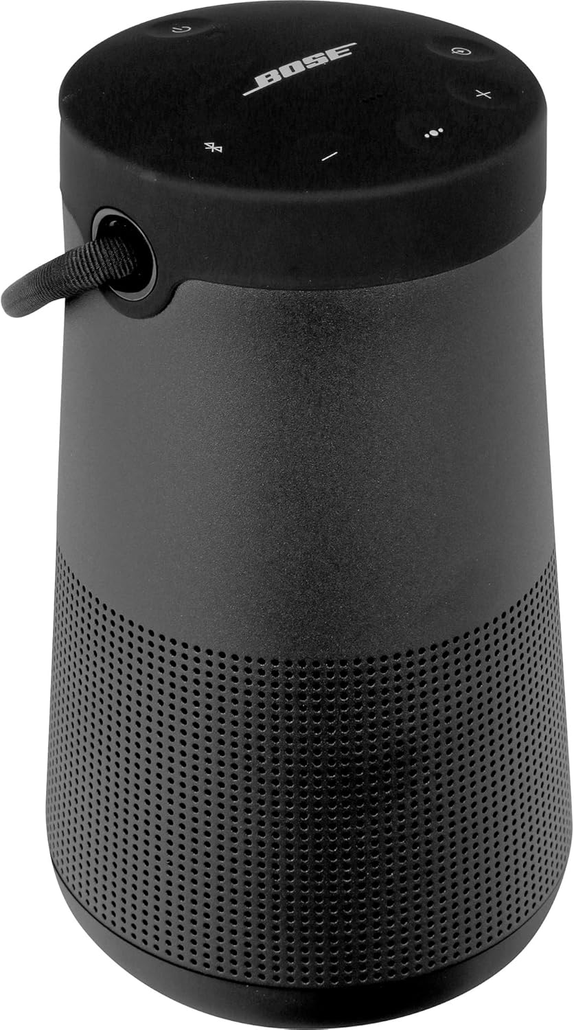 Bose Enceinte Bluetooth Portable SoundLink Revolve+ (Séries II) : Enceinte sans Fil Résistante Ã€ Lâ€™Eau Dotée Dâ€™Une Batterie Longue Durée, Noir