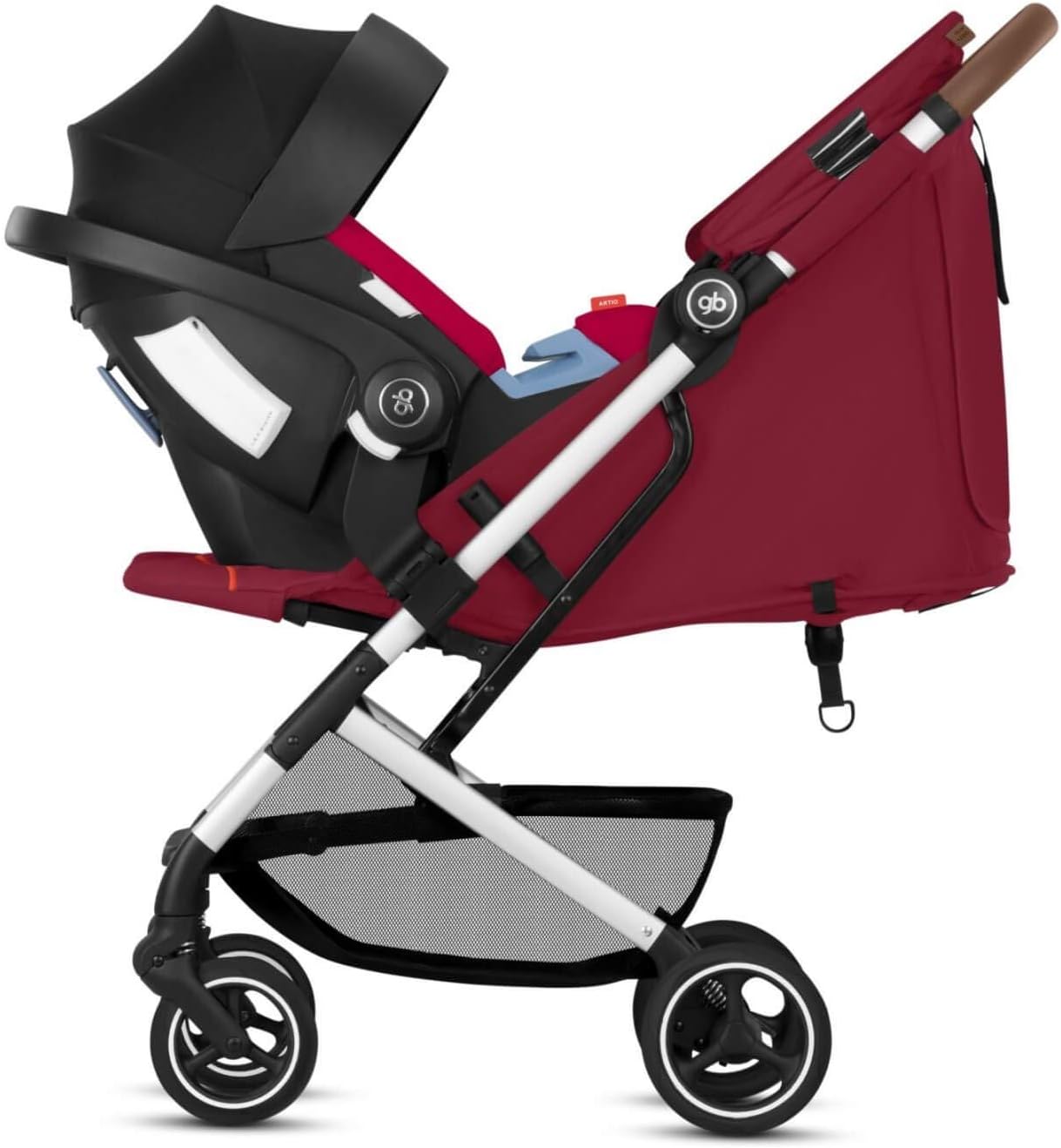 Poussette citadine Qbit + Velvet Black - Good Baby Gold