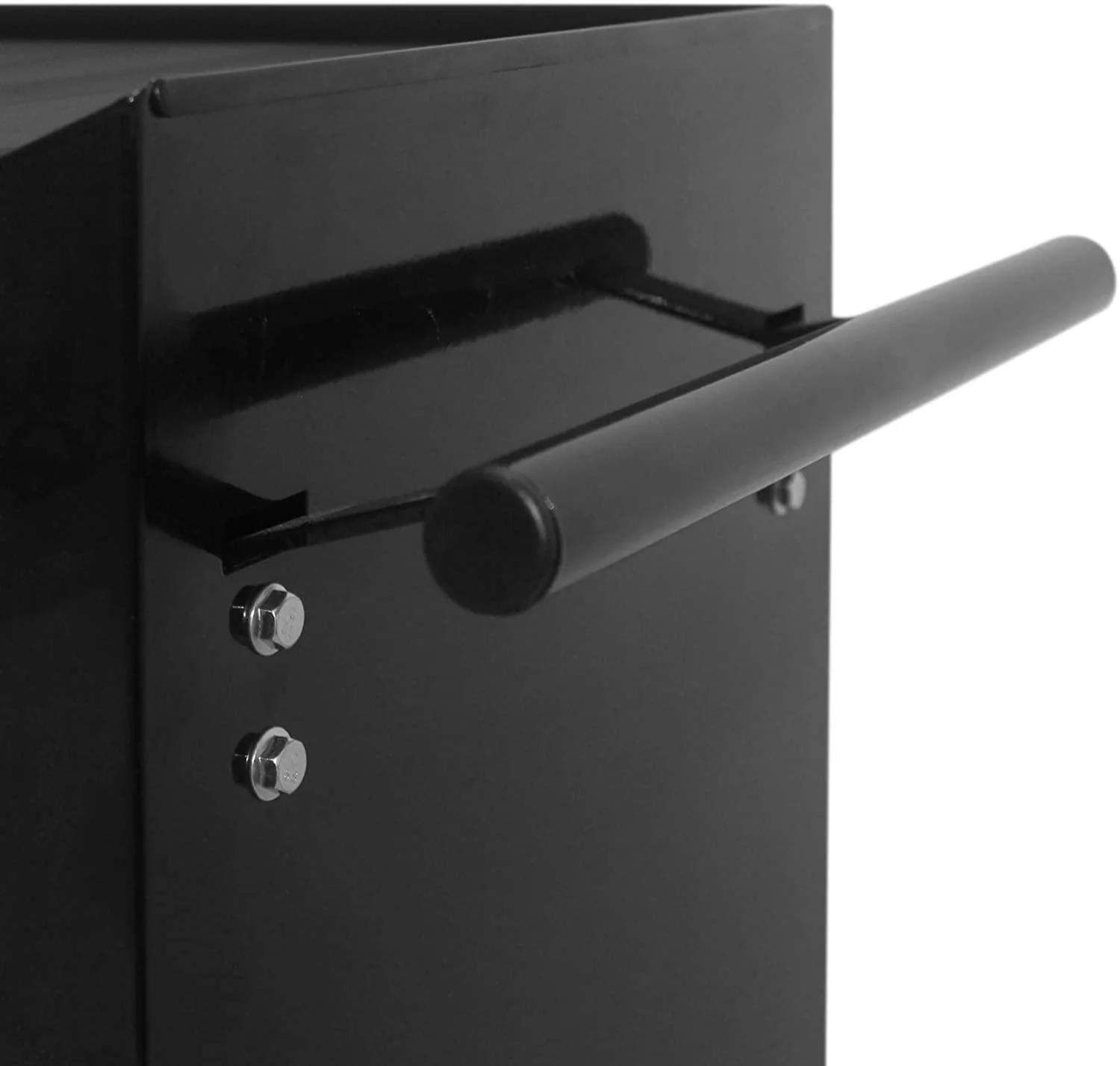 Chariot à outils 4 roulettes 2 avec frein en acier servante d atelier caisse à outils amovible 77,5 cm rouge noir 01_0000447