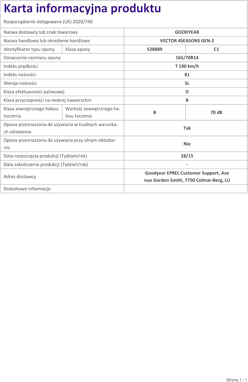 Goodyear Vector 4Seasons G2 M+S - 195/55R16 87H - Pneu 4 saisons