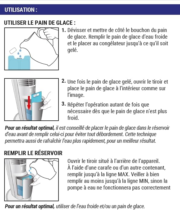 ARTIC AIR POWER TOWER climatiseur mobile 3 niveaux - VENTEO – Refroidisseur par évaporation jusqu'à 12heures de refroidissement – Réservoir 1.5L