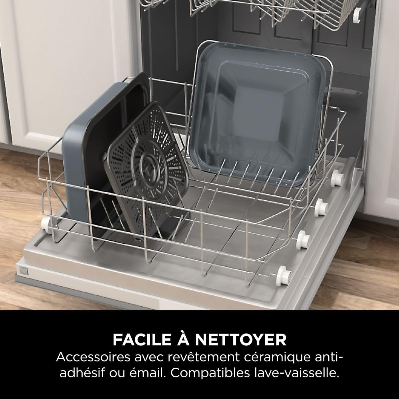 Ninja Combi 12-en-1 Multicuiseur, Four, Autocuiseur et Friteuse sans huile, 12 Fonctions de Cuisson, Repas de Taille Familiale en 15 Minutes, avec Plateau de Cuisson, Guide de Recettes, Gris, SFP700EU