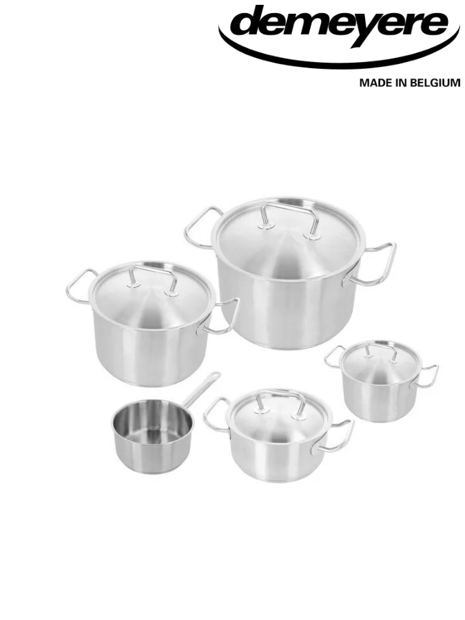 Demeyere Classic Pro 3 Set de casseroles et de poêles, 5-pces