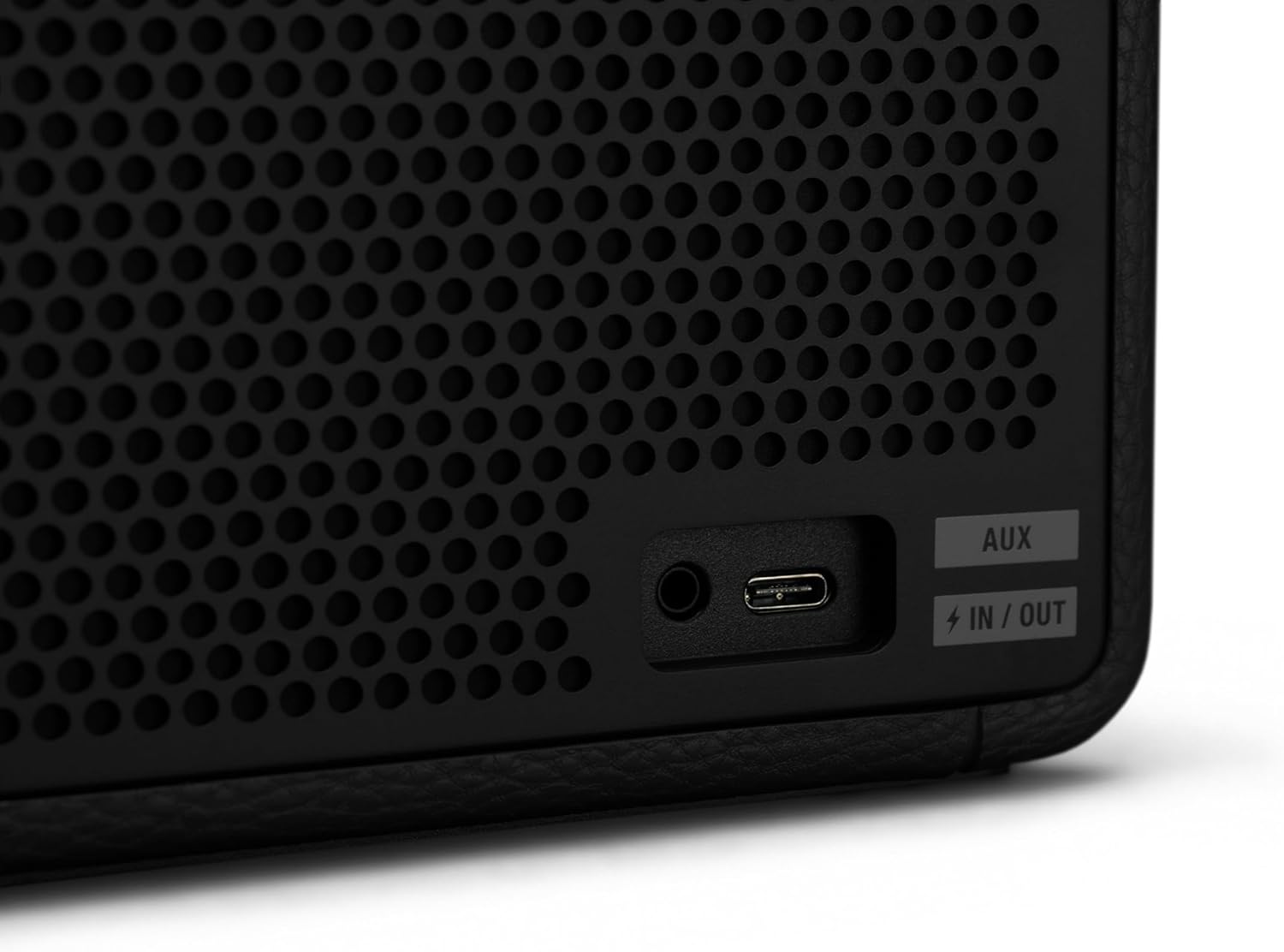 Marshall Middleton Haut-Parleur Bluetooth Portable sans Fil - 20+ Heures de Lecture Portable - Étanche IP67 - Noir & Laiton