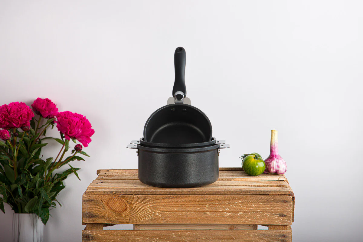 Casseroles Ultralu à poignée amovible Cookway 18cm Cristel