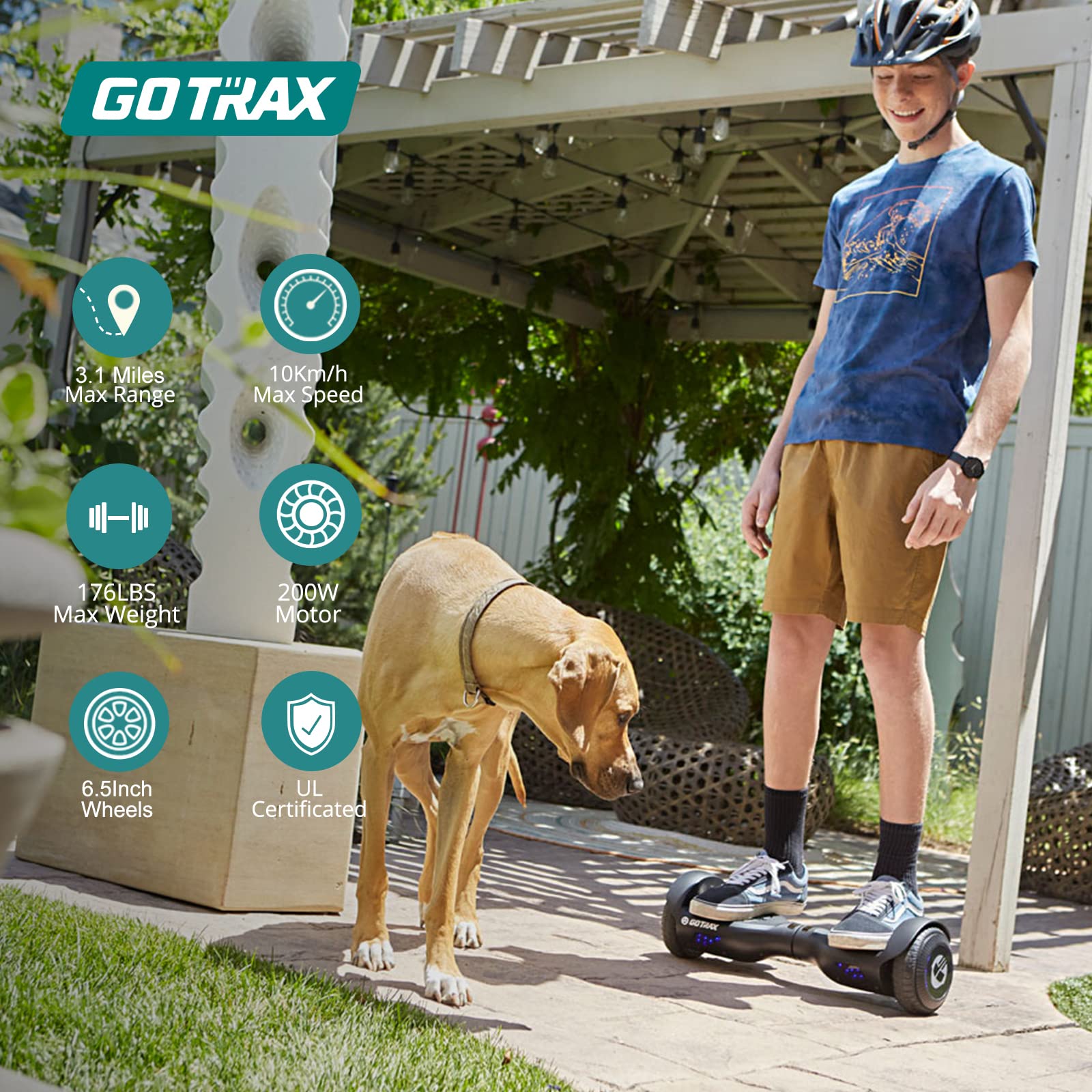 Gotrax Edge Hoverboard with 6.5
