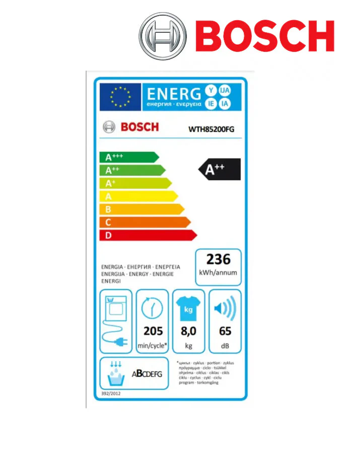 Bosch WTH85200FG