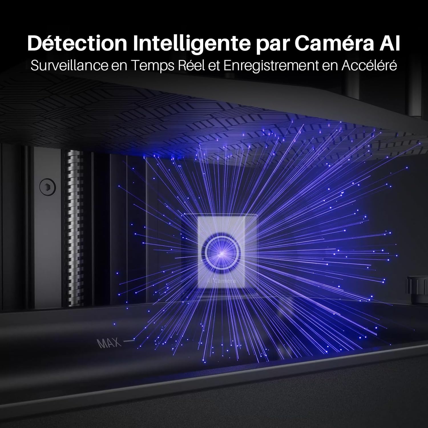 ELEGOO Mars 5 Ultra Imprimante 3D Résine 9K, Impression à Haute Vitesse 150mm/h, Nivellement Automatique, Détection Intelligente, Transfert Wi-Fi, Taille d'Impression 153.36 x 77.76 x 165 mm³