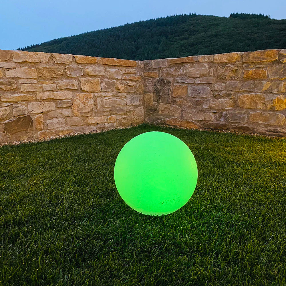 2 Boules lumineuses solaires solsty c30 ∅30cm Lumisky