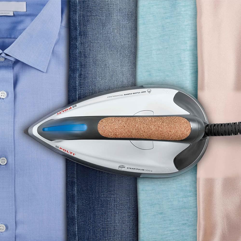 Polti La Vaporella XT90C, Fer à Repasser avec Chaudière, Pression 7 Bar, Fonction Eco, Autonomie Illimitée, Capacité 1.4 L, Puissance 2350 W, Pulsation de vapeur 450 g, Vert et Gris