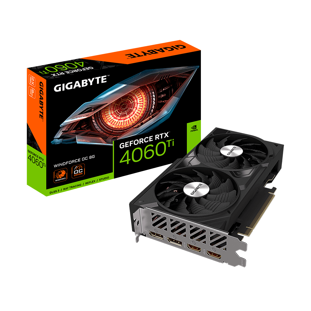 Gigabyte GeForce® RTX 4060 Ti Windforce OC 8G