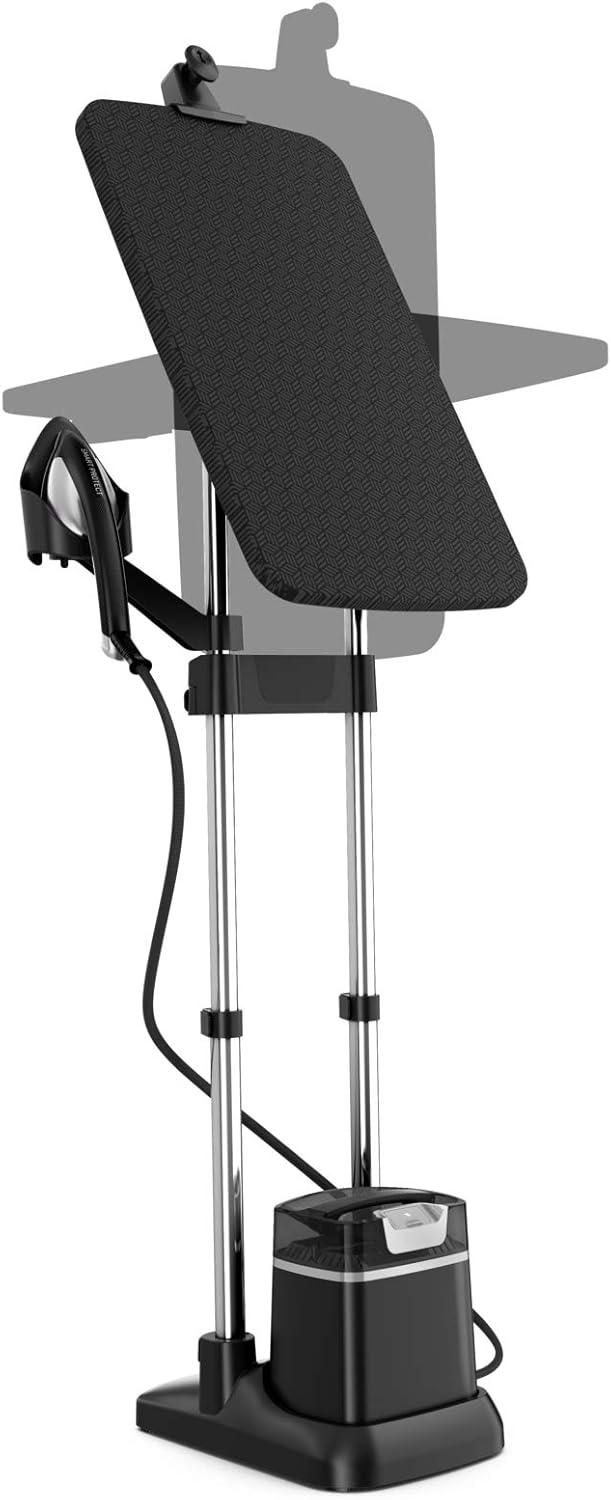 Calor Ixeo Power solution de défroissage tout-en-un, 2170 W, Fer à repasser avec planche Smartboard intégrée 3 positions, Pression d'une centrale vapeur de 5,8 bars, Fabriqué en France QT2020C0