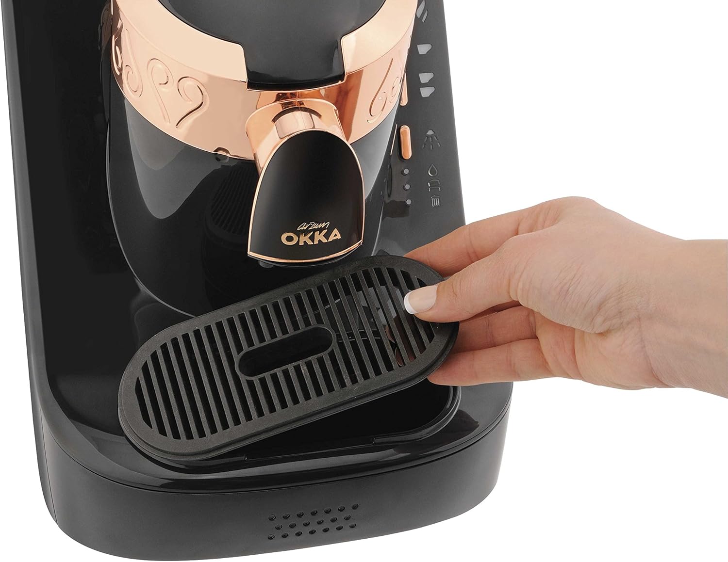 Arzum ok001 Okka Machine à café 2 Tassen noir