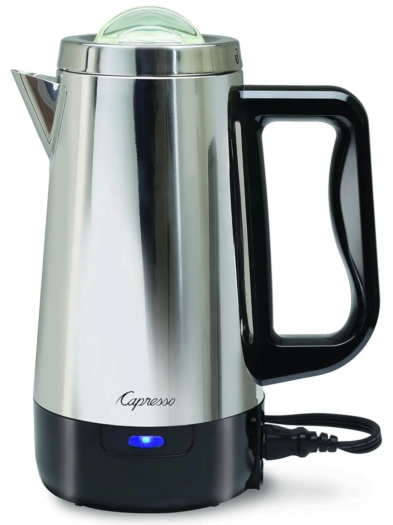 Capresso 8 Cup Perk, Coffee Maker, Metallic