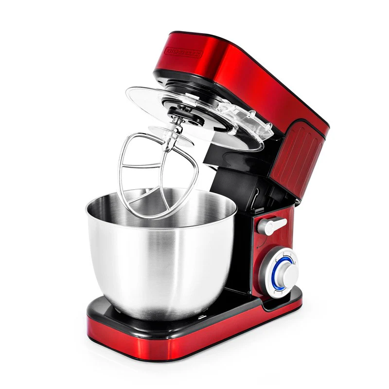 Robot pétrin inox avec mouvement planétaire ANTARA rouge Kitchencook