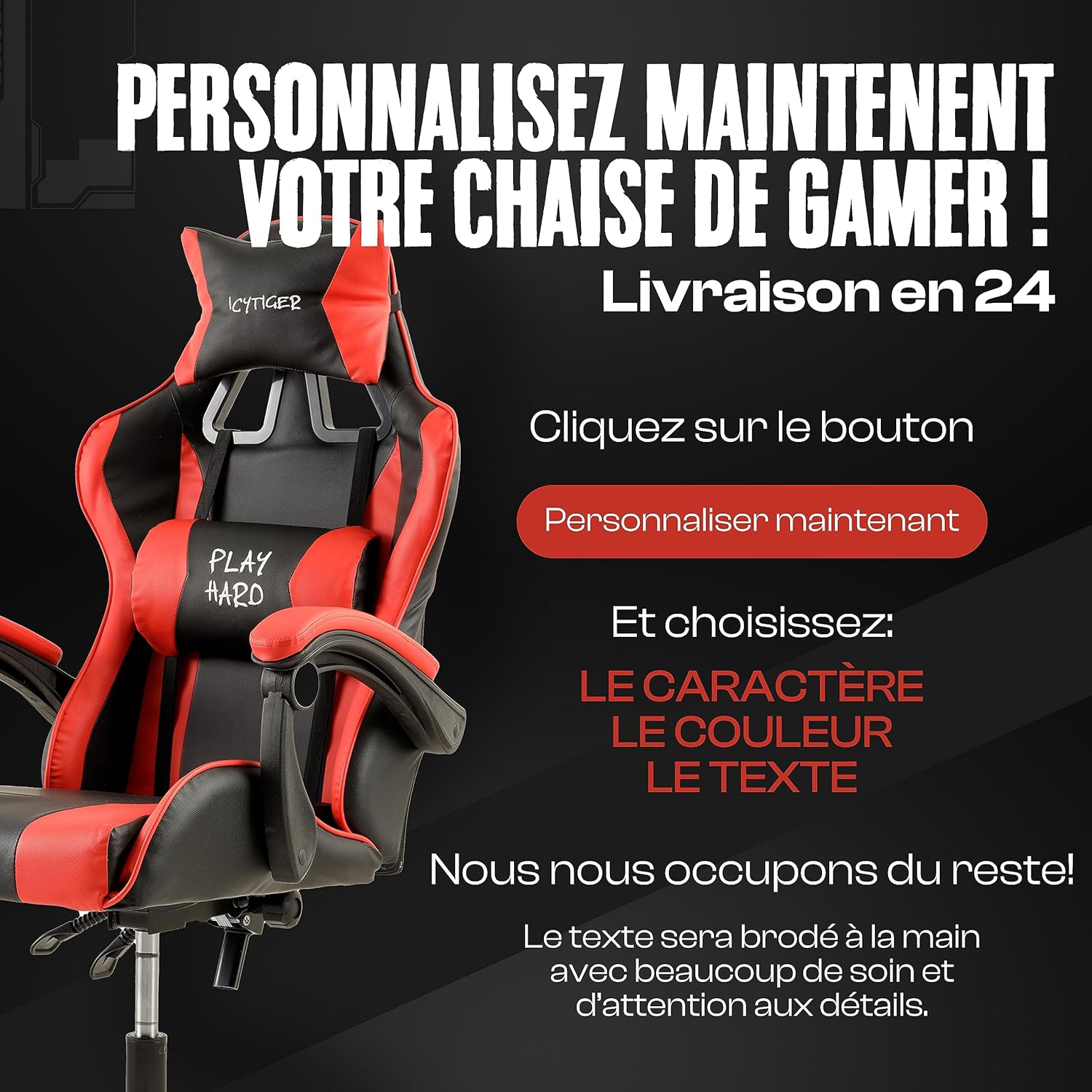 Baroni Home Chaise de Gaming, Chase de Jeux Ergonomique Chaise de Bureau avec Confortable Dossier réglable, Appui-tête et Soutien Lombaire, Blanc