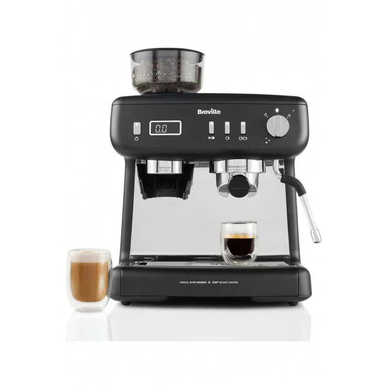 Expresso Breville Machine Espresso Avec Broyeur à Grains Intégré & écran Led Breville