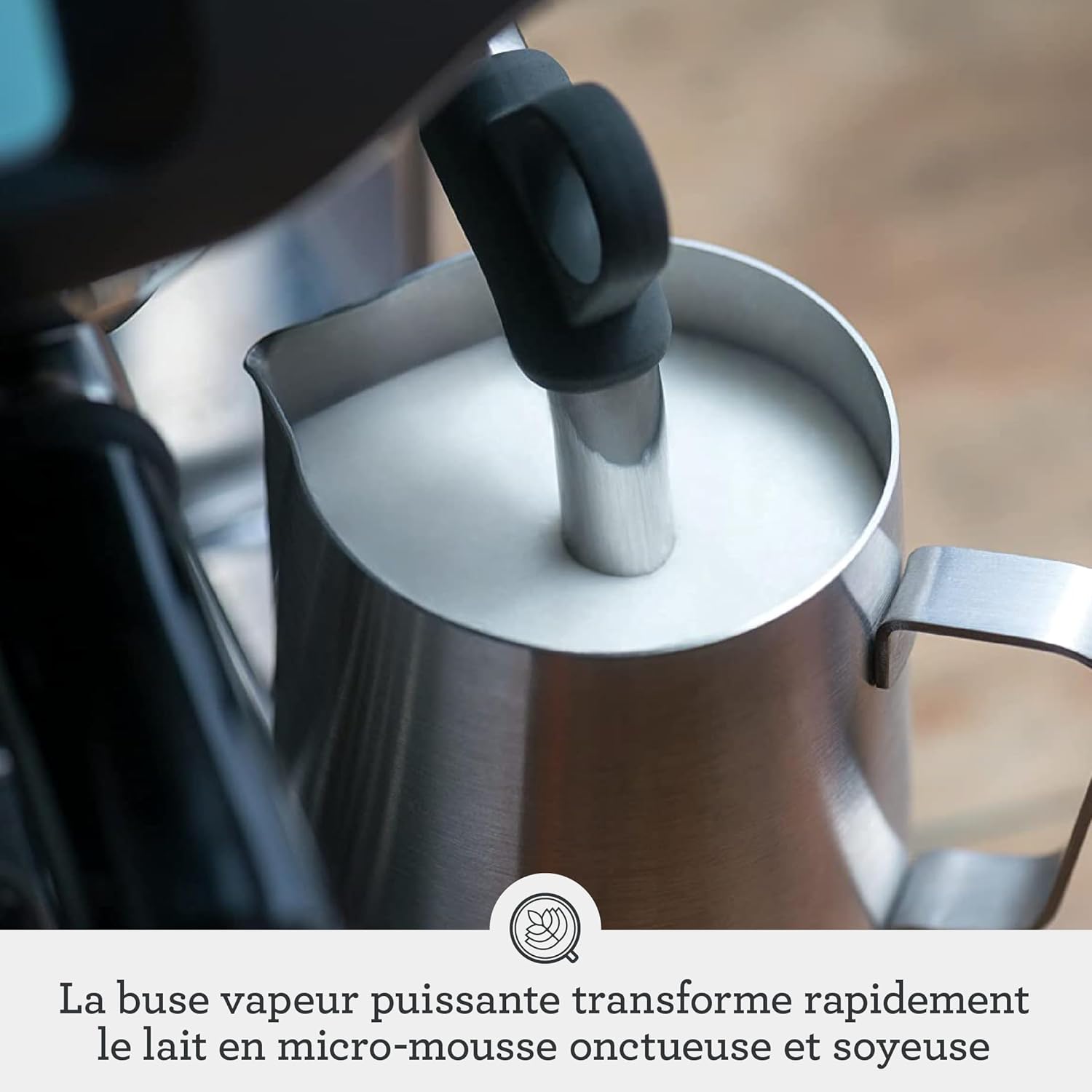 Sage - The Barista Pro - Machine à Café à Grain avec Mousseur à Lait Manuel - Truffe Noire