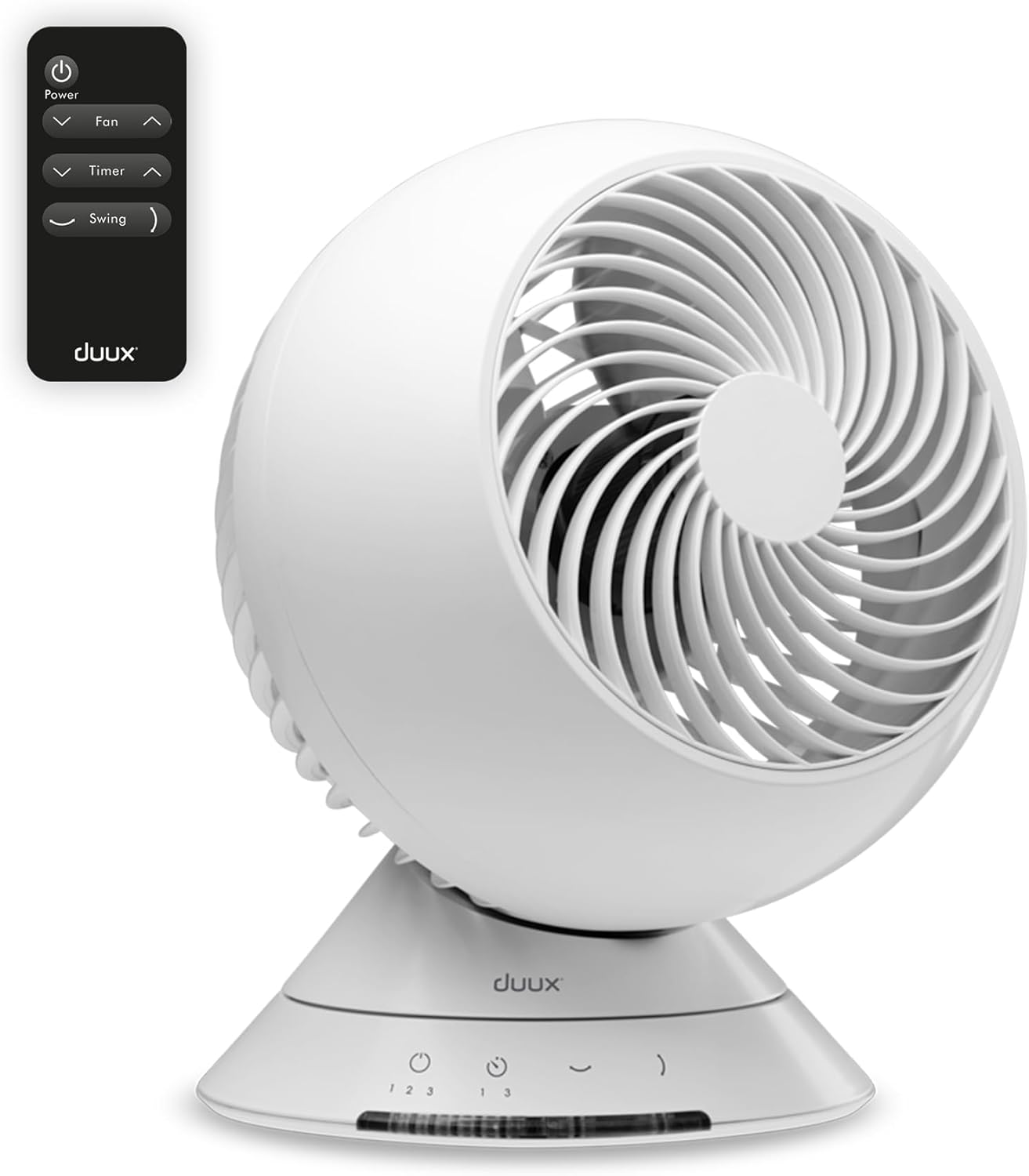 Duux whisper Flex Ultimate Blanc - Ventilateur sur pied - Ventilateur silencieux sur pied avec mode nuit et minuterie - Contrôle télécommande et smartphone - Batterie incluse