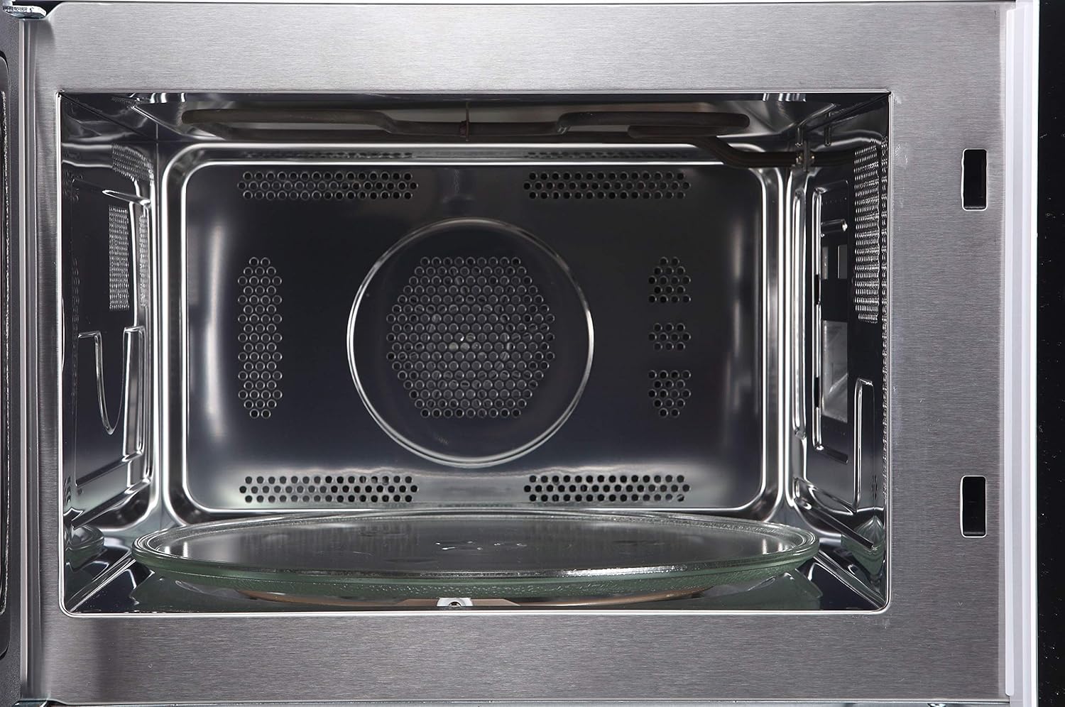 Micro-ondes posable- GE2626S - 900W - Gril quartz 1000W - Autoprogramme 8 positions - 3 mémoires - Speed Defrost -PT 32cm - silver