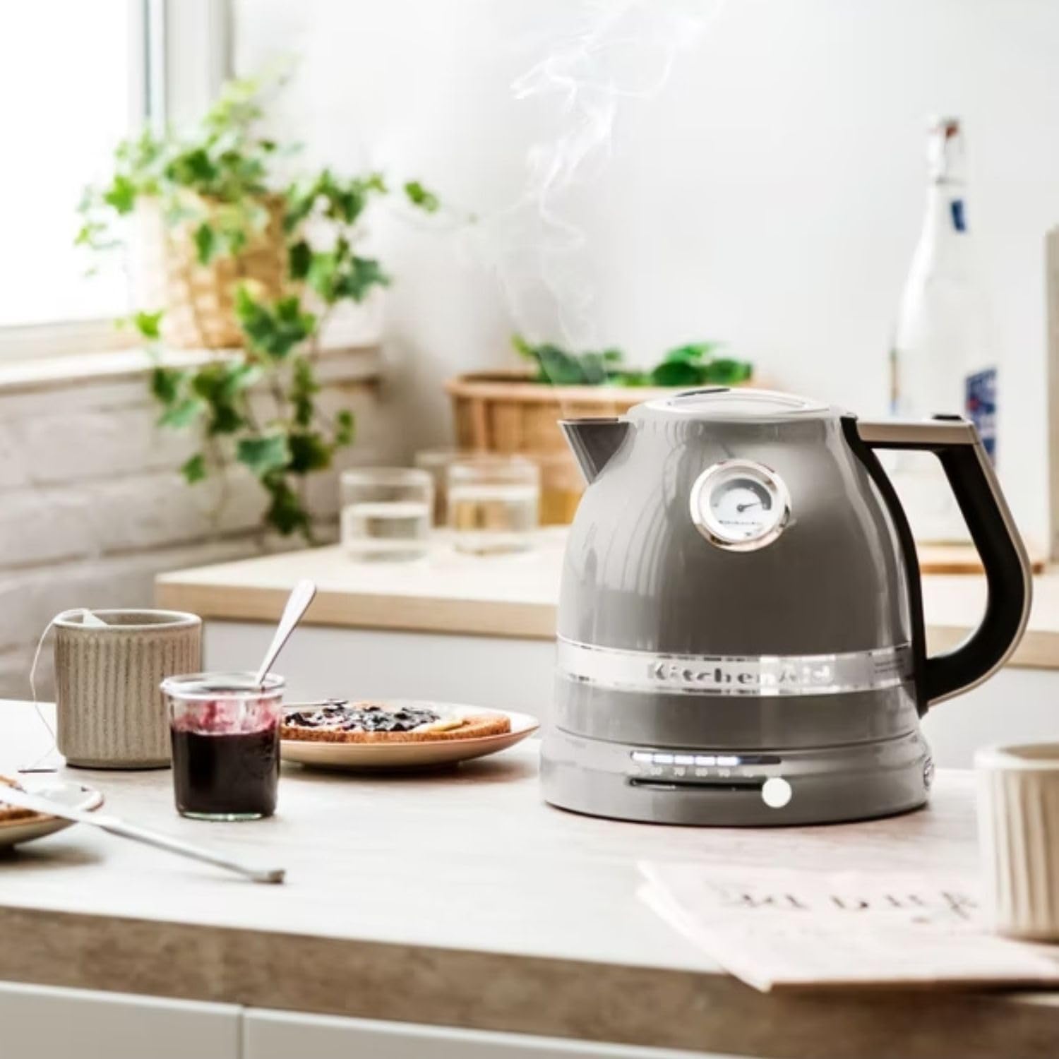 KitchenAid Artisan Bouilloire Électrique | Température Réglable | Bleu encre 1,5 L