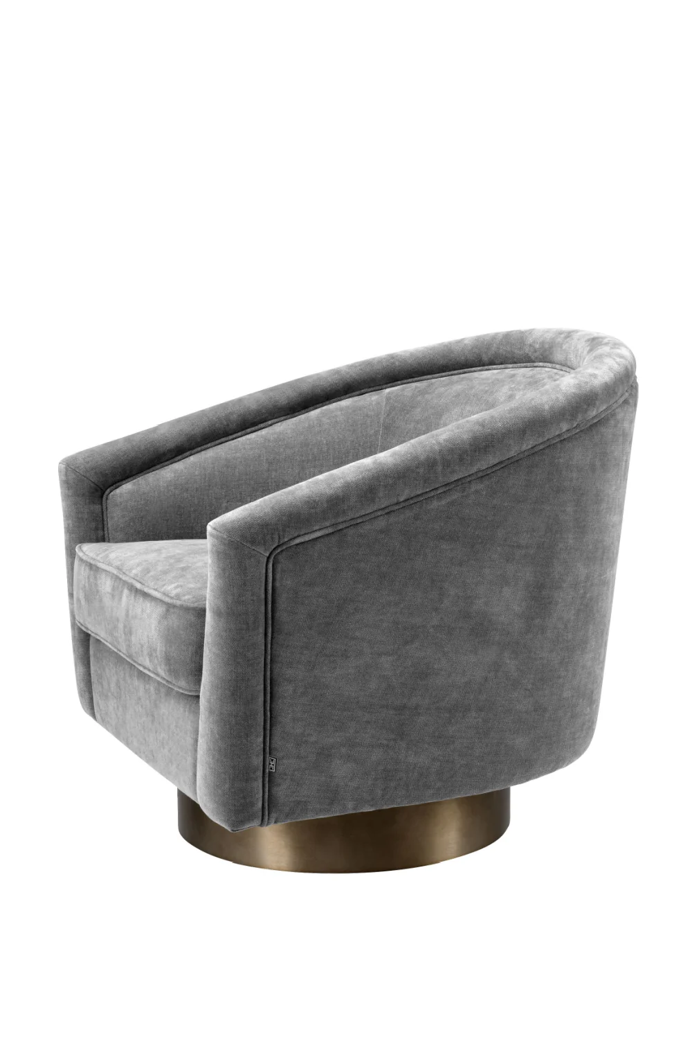 Fauteuil pivotant velours gris | Eichholtz Catene