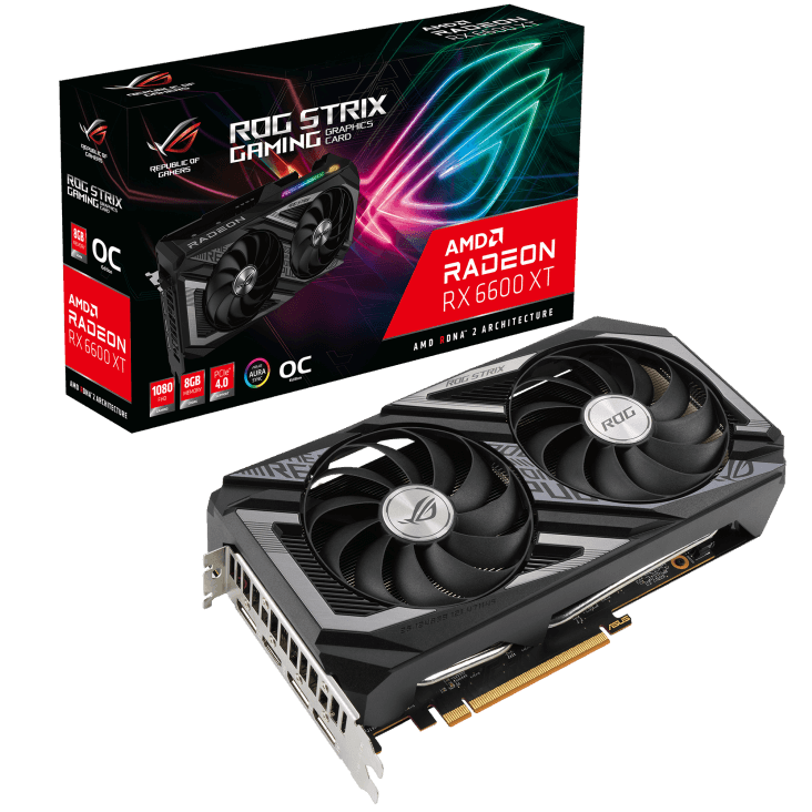 Asus ROG Strix Radeon™ RX 6600 XT O8G Gaming