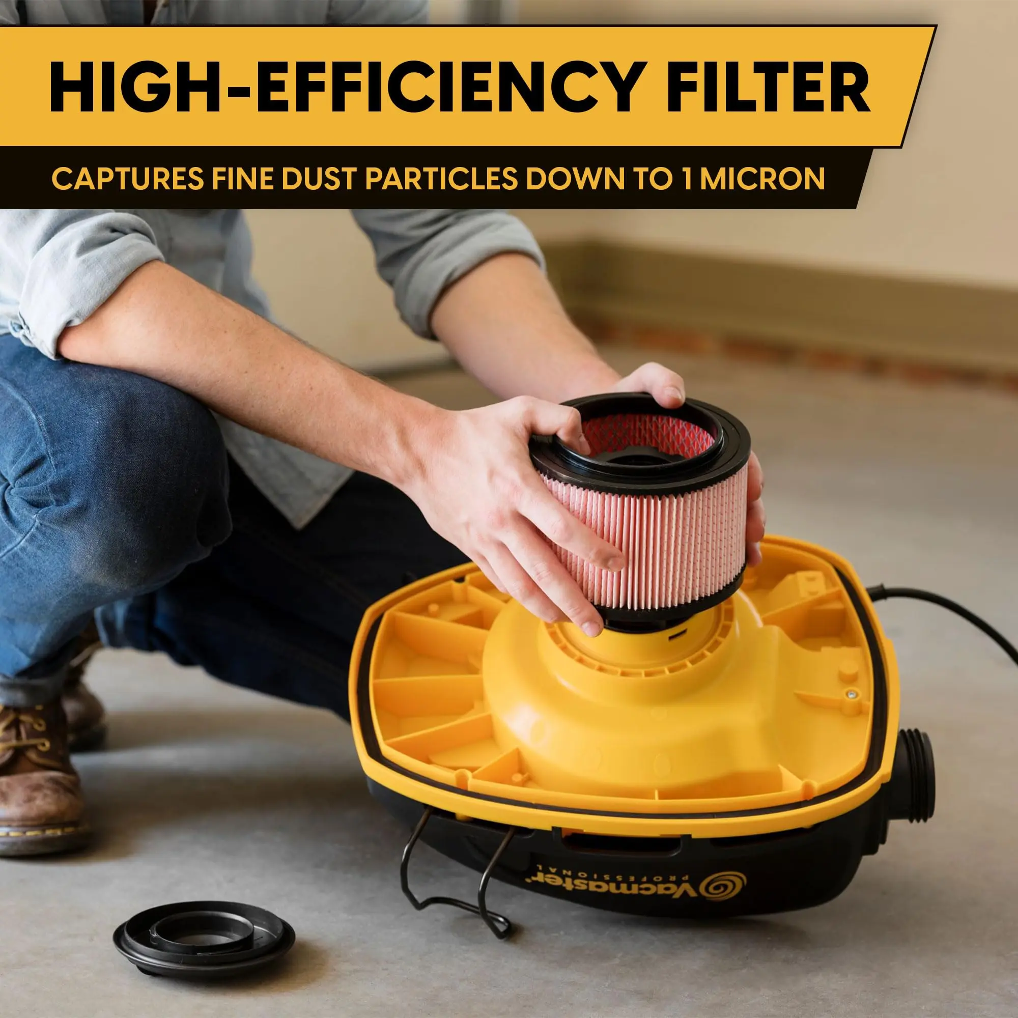 Vacmaster Professional 9-Gallon 4.5 Peak HP† Wet/Dry Vacuum