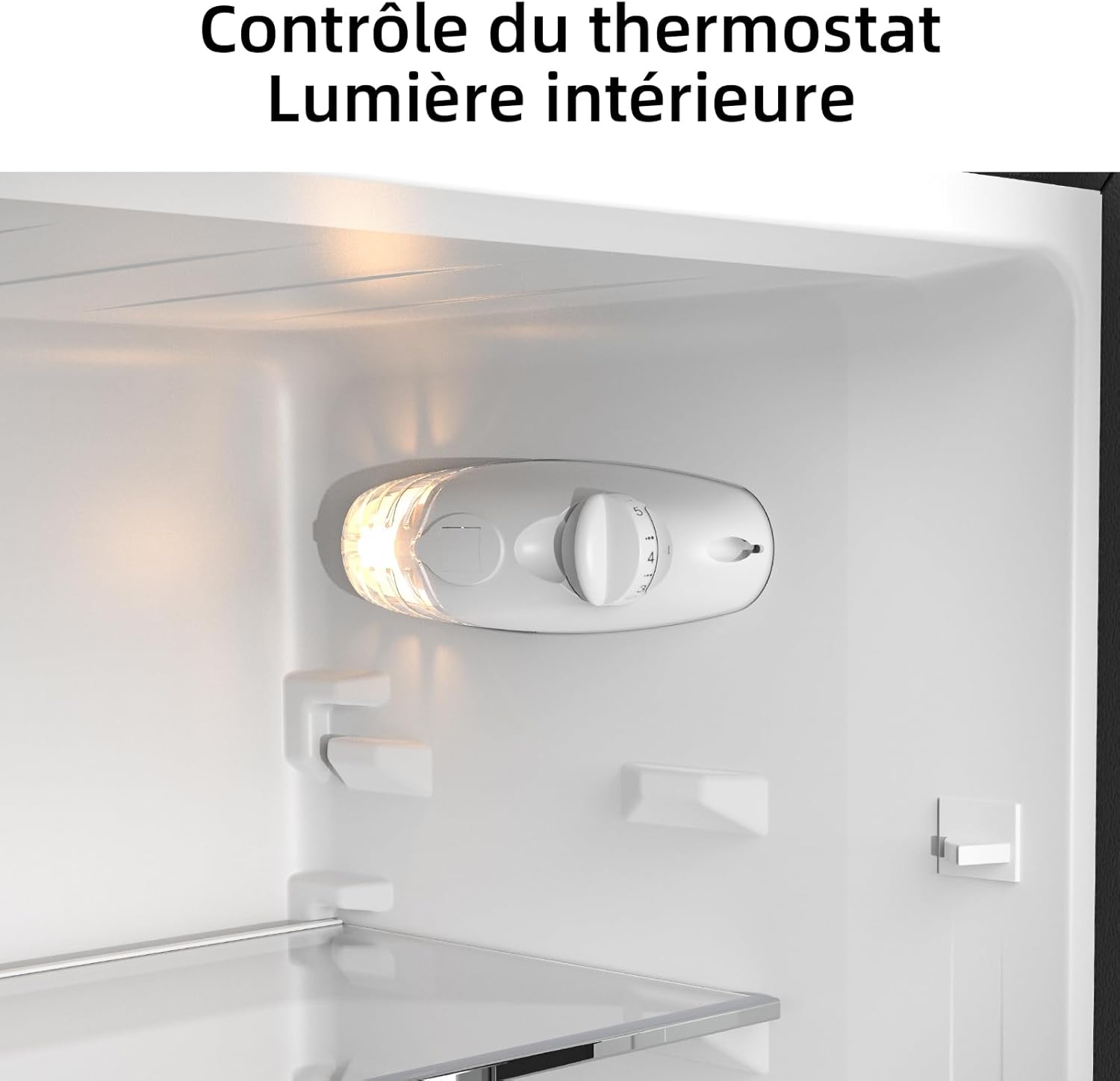 CHIQ Réfrigérateur autoportant 317L à Inverter, 322 l, sans givre, flux d'air multiple, congélation rapide, électronique tactile, compresseur avec garantie de 12 ans, efficacité améliorée, noir