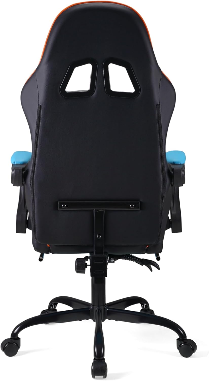 play haha. Chaise de Jeu Chaise de Bureau Chaise pivotante Chaise d'ordinateur Chaise de Travail Chaise de Bureau Chaise Ergonomique Chaise de Course Chaise en Cuir (avec Repose-Pieds)