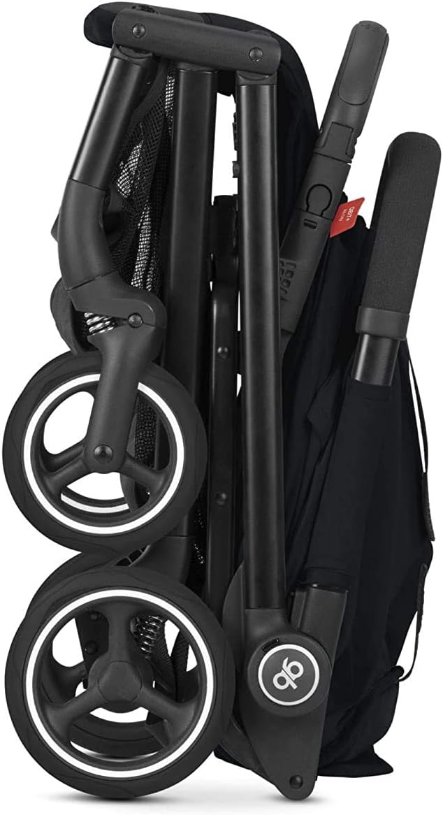 Poussette citadine Qbit + Velvet Black - Good Baby Gold