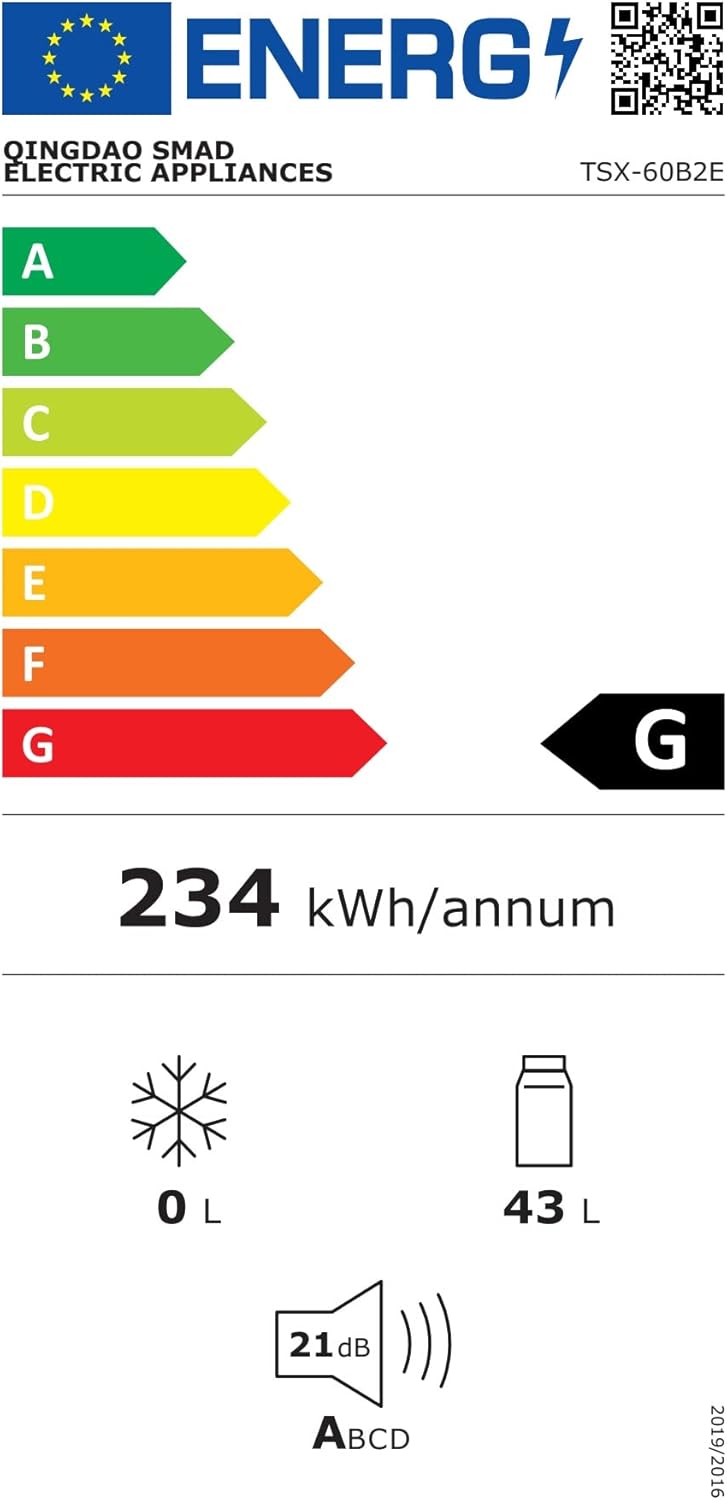 SMETA Frigo 12V, Réfrigérateur Camping 12V 220V 40L, Frigo Caravane, Mini Frigo de Chambre, Frigo 12V Camping Car, Réfrigérateur pour Voiture, Van, Fourgon, Bureau, Gîte - Noir