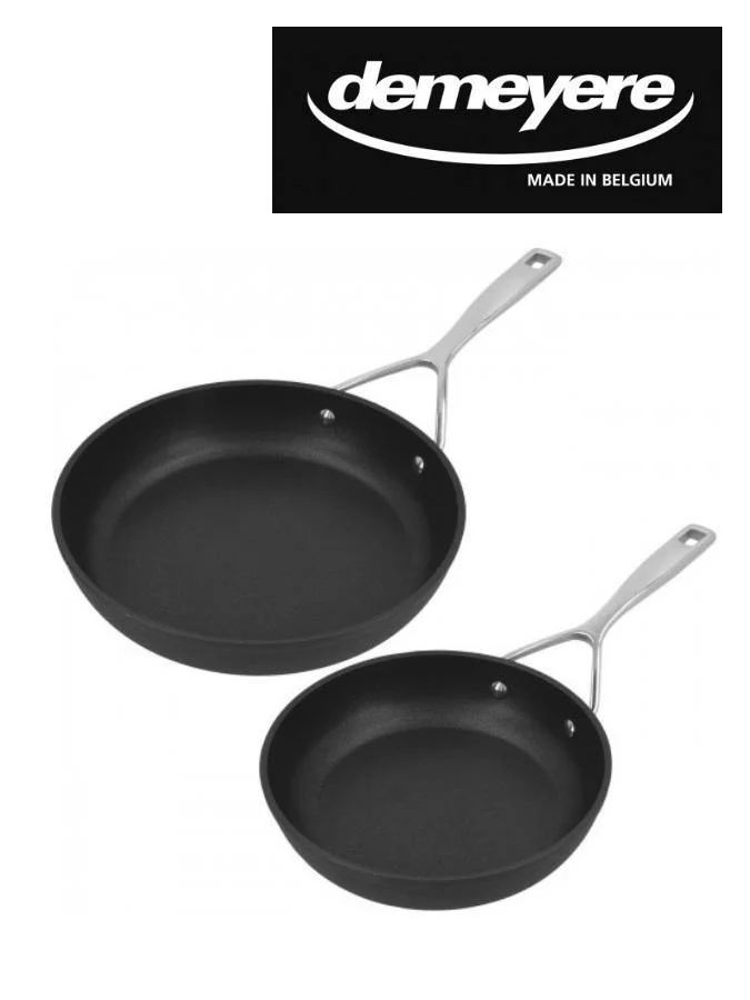 DEMEYERE ALU PRO 5 SET DE POÊLE À FRIRE DURASLIDE TITANIUM, 2 PIÈCES