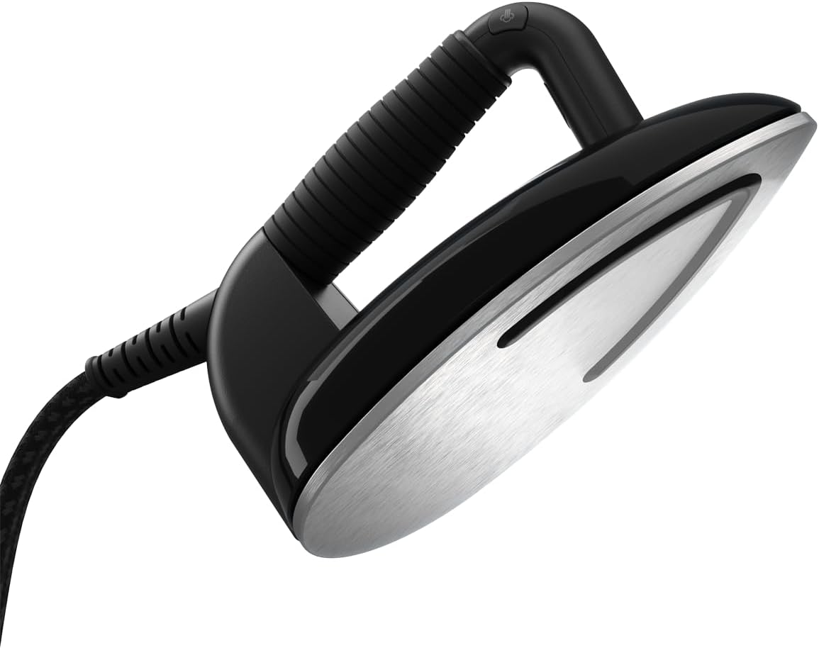 Laurastar Lift Plus Ultimate Black, Centrale Vapeur Nomade 3en1, Repasse, Défroisse et Purifie Vos Textiles, Vapeur Hygiénique, Design, Réservoir Amovible, Repassage Vertical, Enrouleur Automatique,