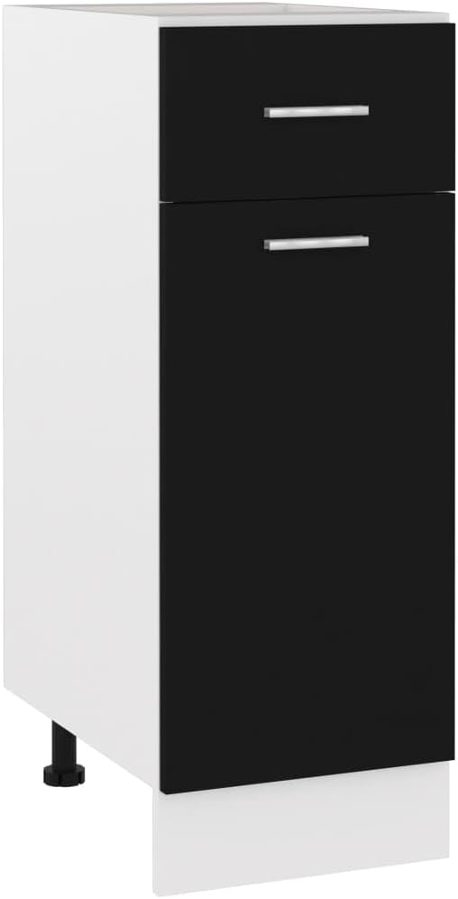 vidaXL Armoire à Micro-Ondes Placard Armoire de Rangement Meubles de Cuisine avec 4 Etagères Intérieur Maison Gris Béton 60x57x207 cm Aggloméré