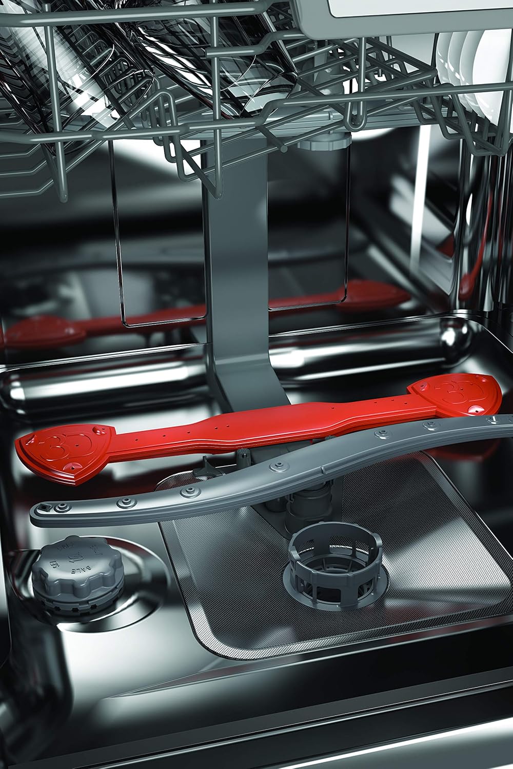 Hotpoint HFC 3C26 CW X, lave-vaisselle vertical, 14 places, troisième panier, inox