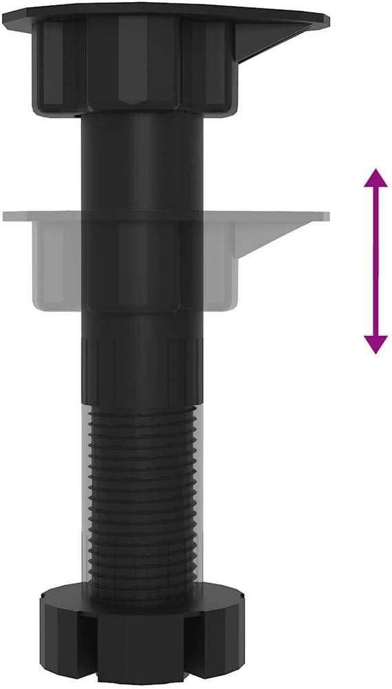 vidaXL Armoire à Micro-Ondes Placard Armoire de Rangement Meubles de Cuisine avec 4 Etagères Intérieur Maison Gris Béton 60x57x207 cm Aggloméré