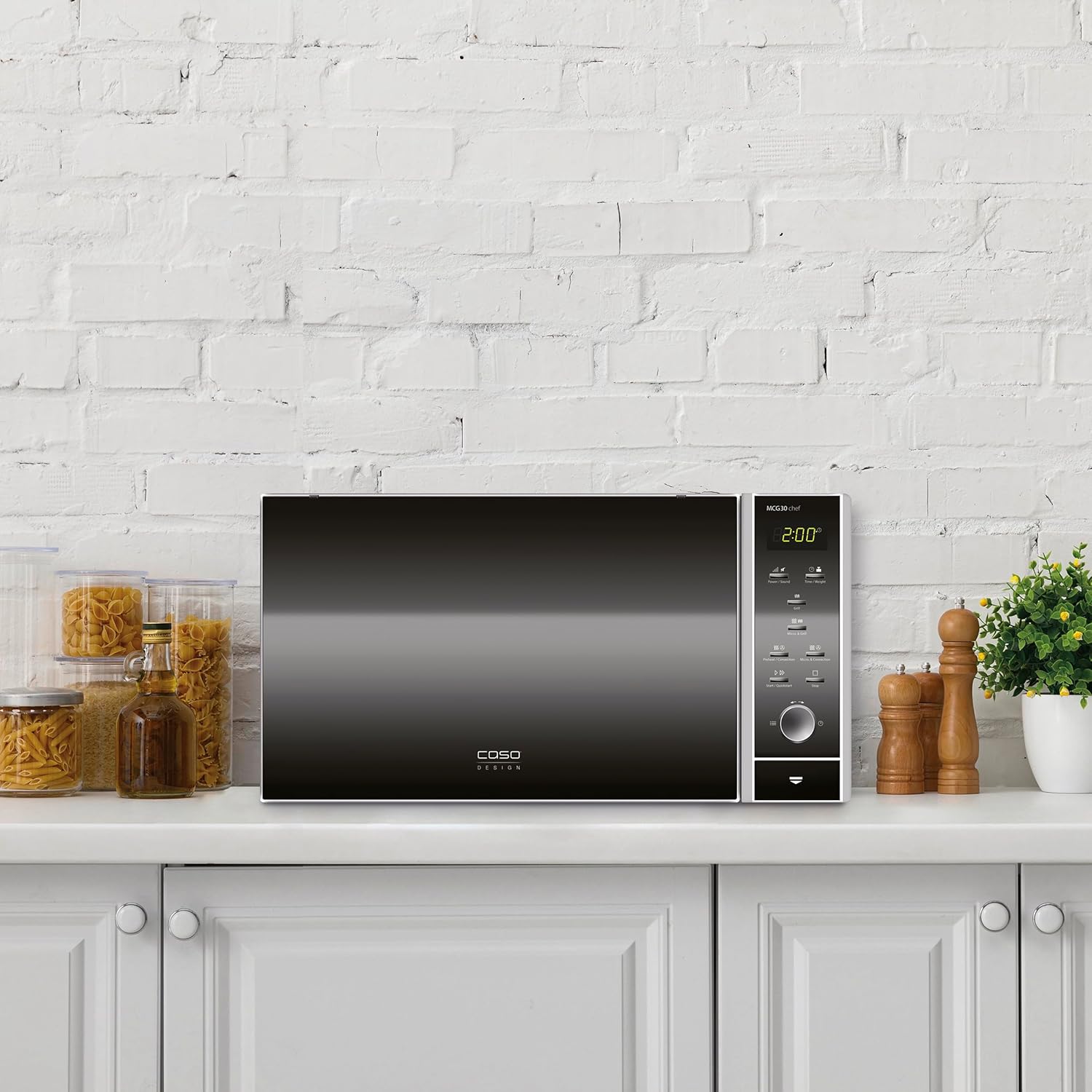 Caso mcg30 Chef Design micro-ondes Four à micro-ondes acier inoxydable