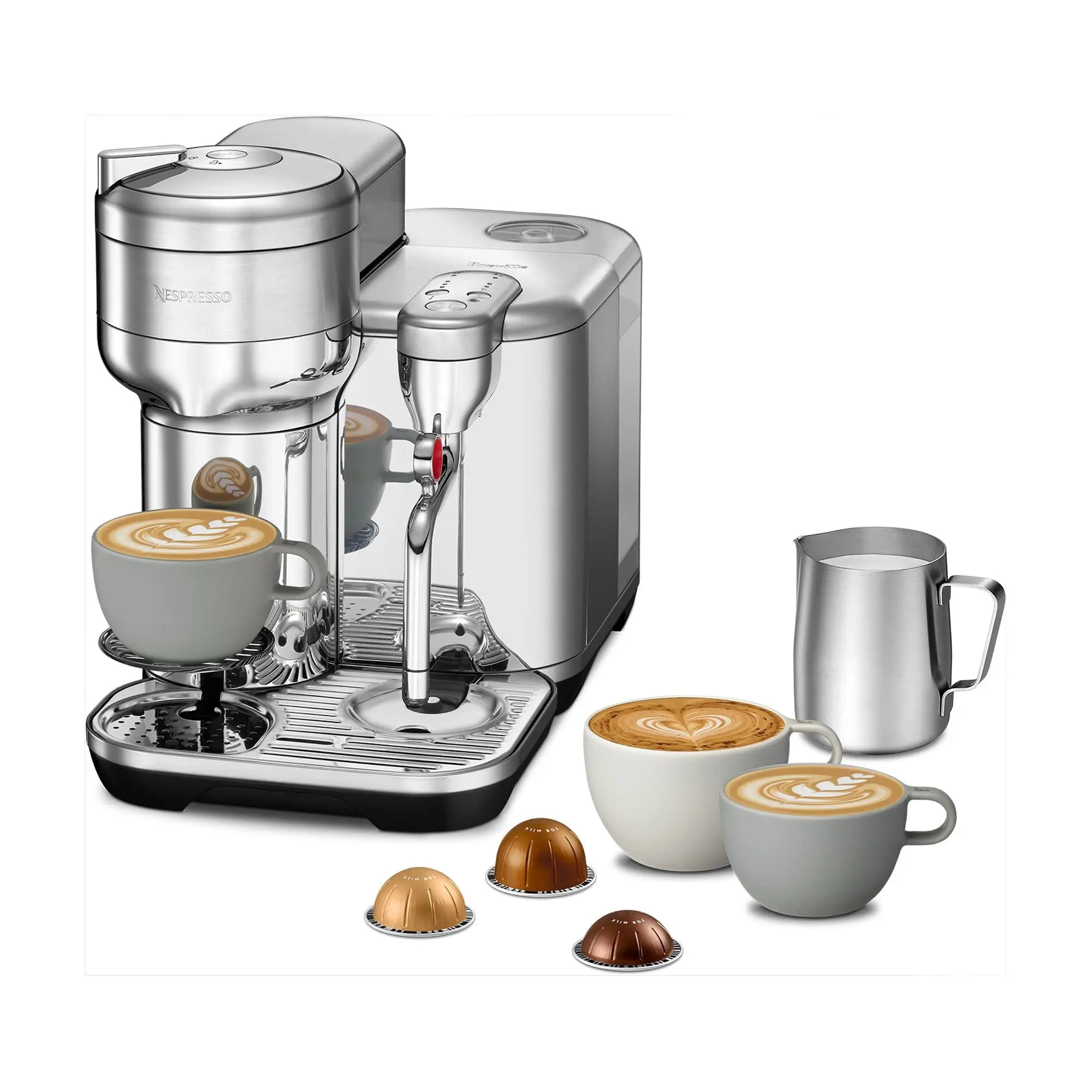Breville Nespresso Vertuo Creatista BVE850BSS, Brushed Stainless Steel