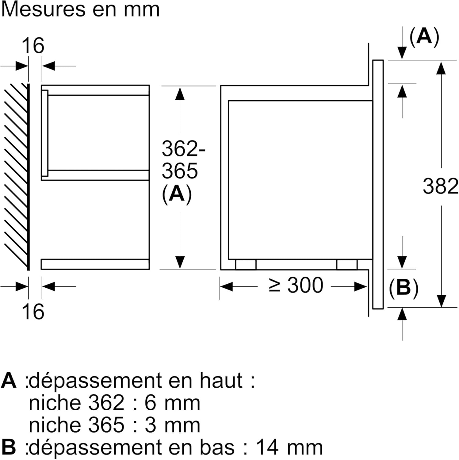 Bosch BFL634GS1 - Série 8 - Micro-ondes intégrable - 60 x 38 cm - 21 litres - Inox