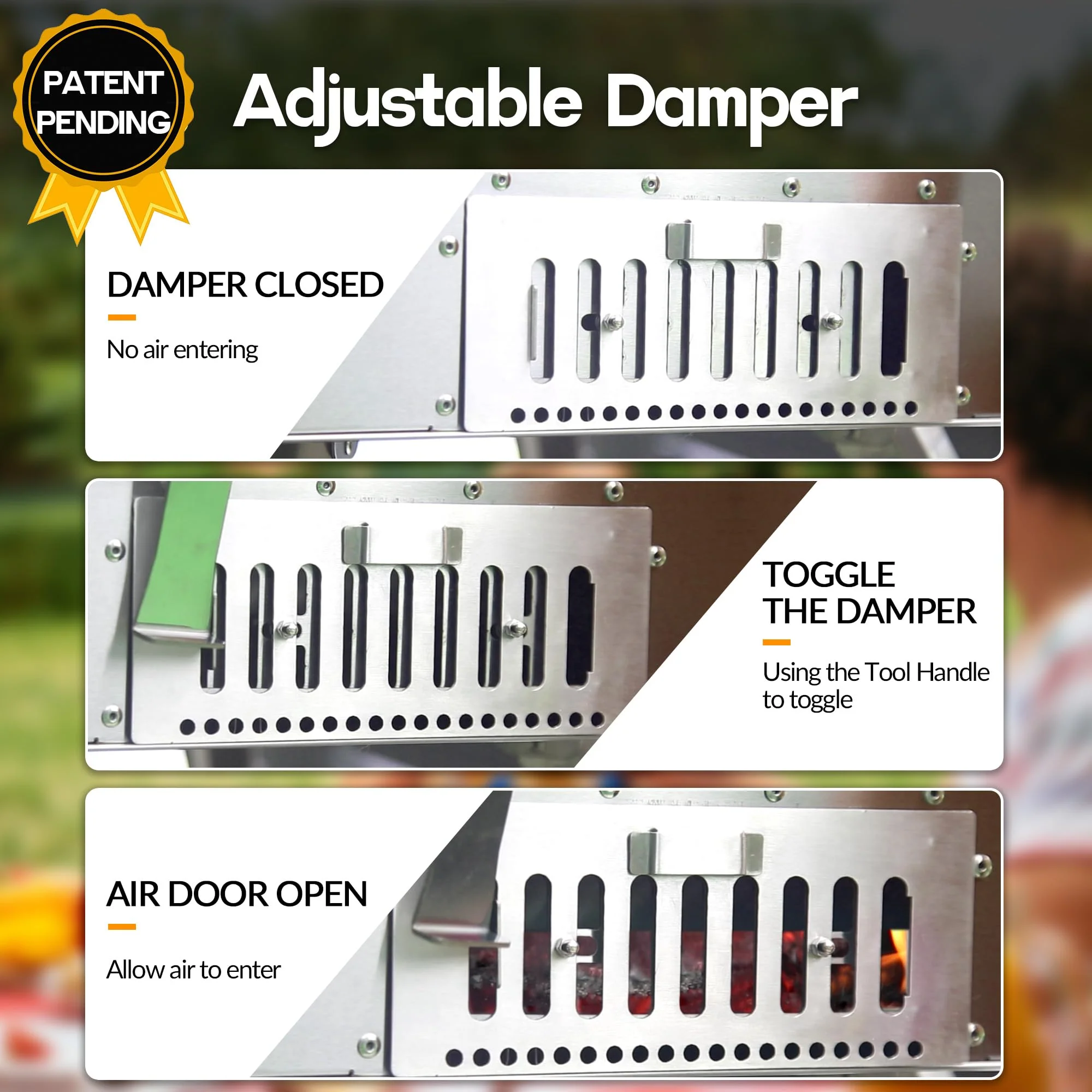 BIG HORN OUTDOORS 16 Inch Wood Pellet Burning Pizza Oven