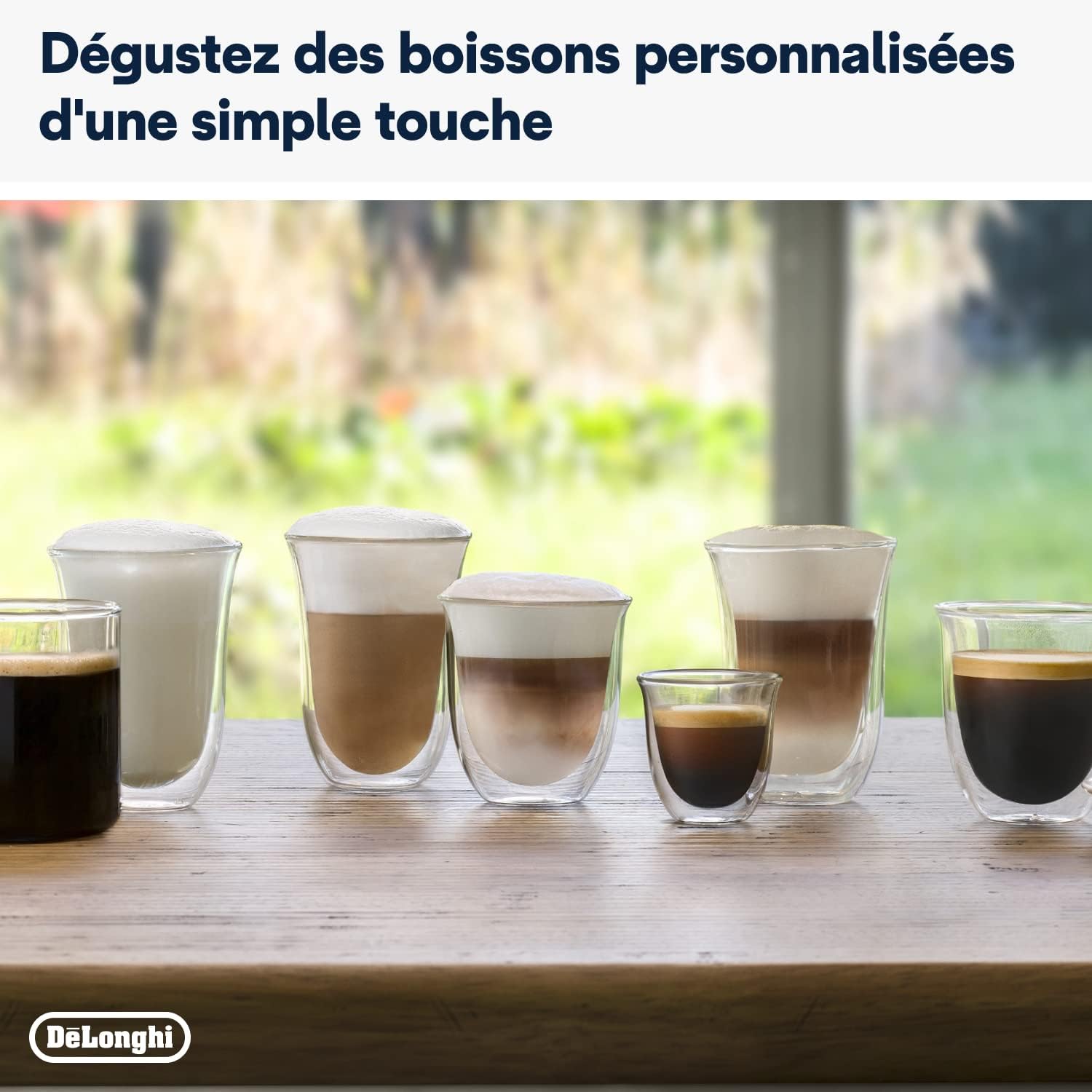 De'Longhi Dinamica Plus ECAM 370.70.B, Machine Expresso avec Broyeur, Système LatteCrema, Technologie Smart One Touch, Ecran Tactile Complet, Fonction My, 1.8l, Noir