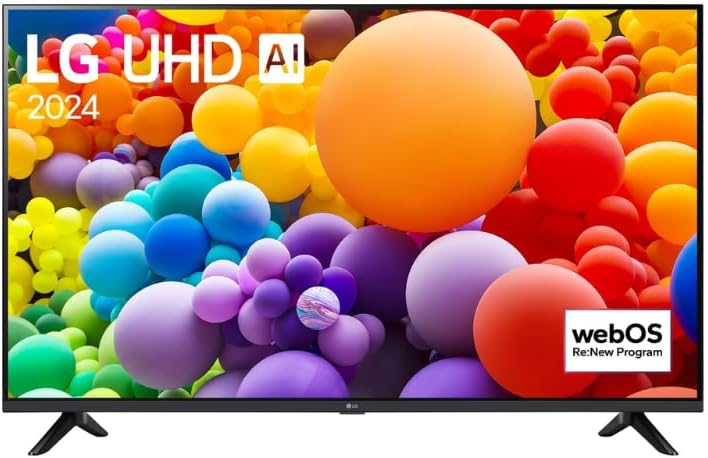 LG TV LED 2024 | 50UT73 | 50 Pouces | UHD | Processeur α5 gen 7 AI 4K, Noir