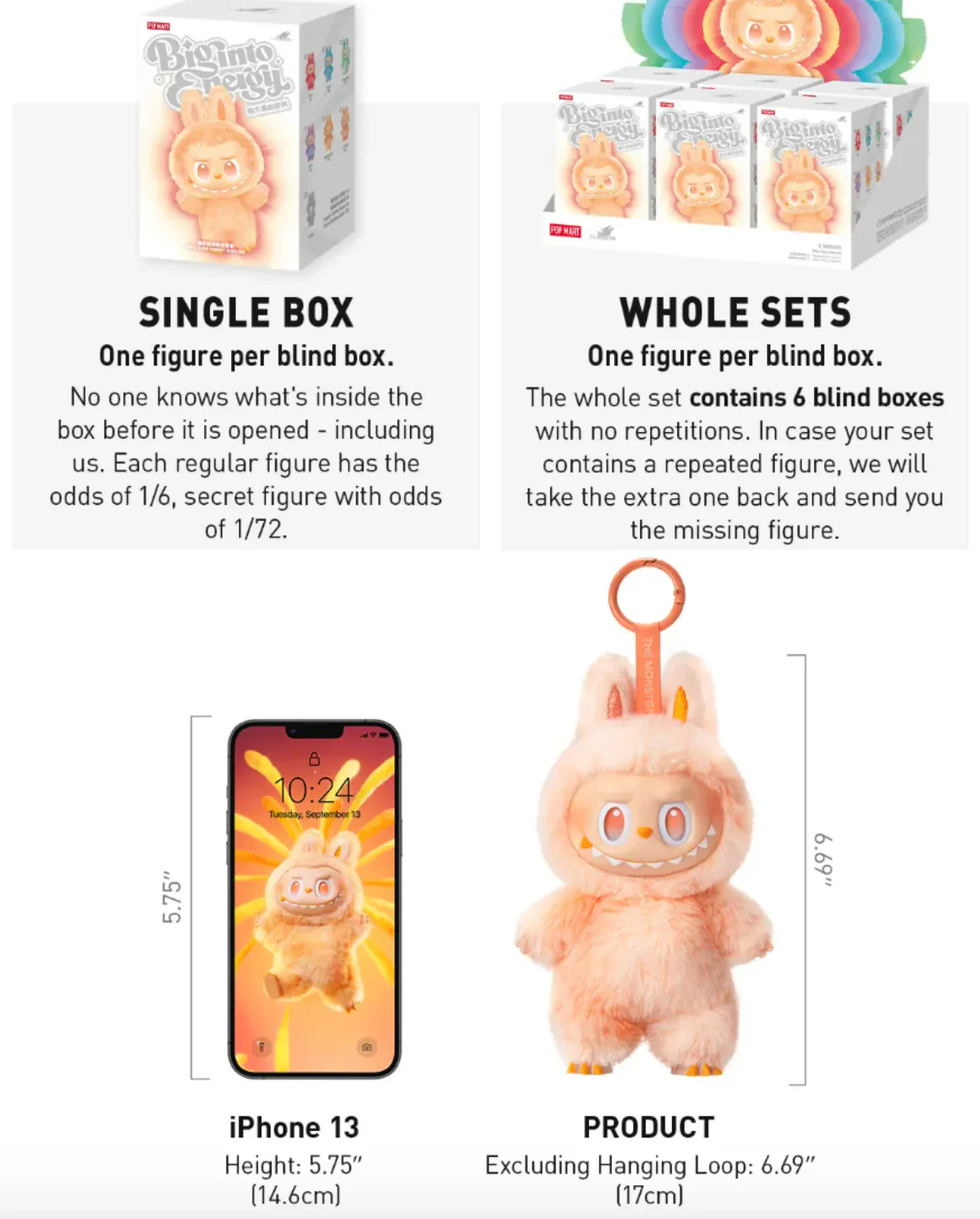 Pop Mart Labubu La série Monsters Big into Energy